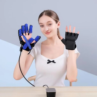 Реабилитационная роботизированная перчатка Rehab Glove Blue, левая M-3