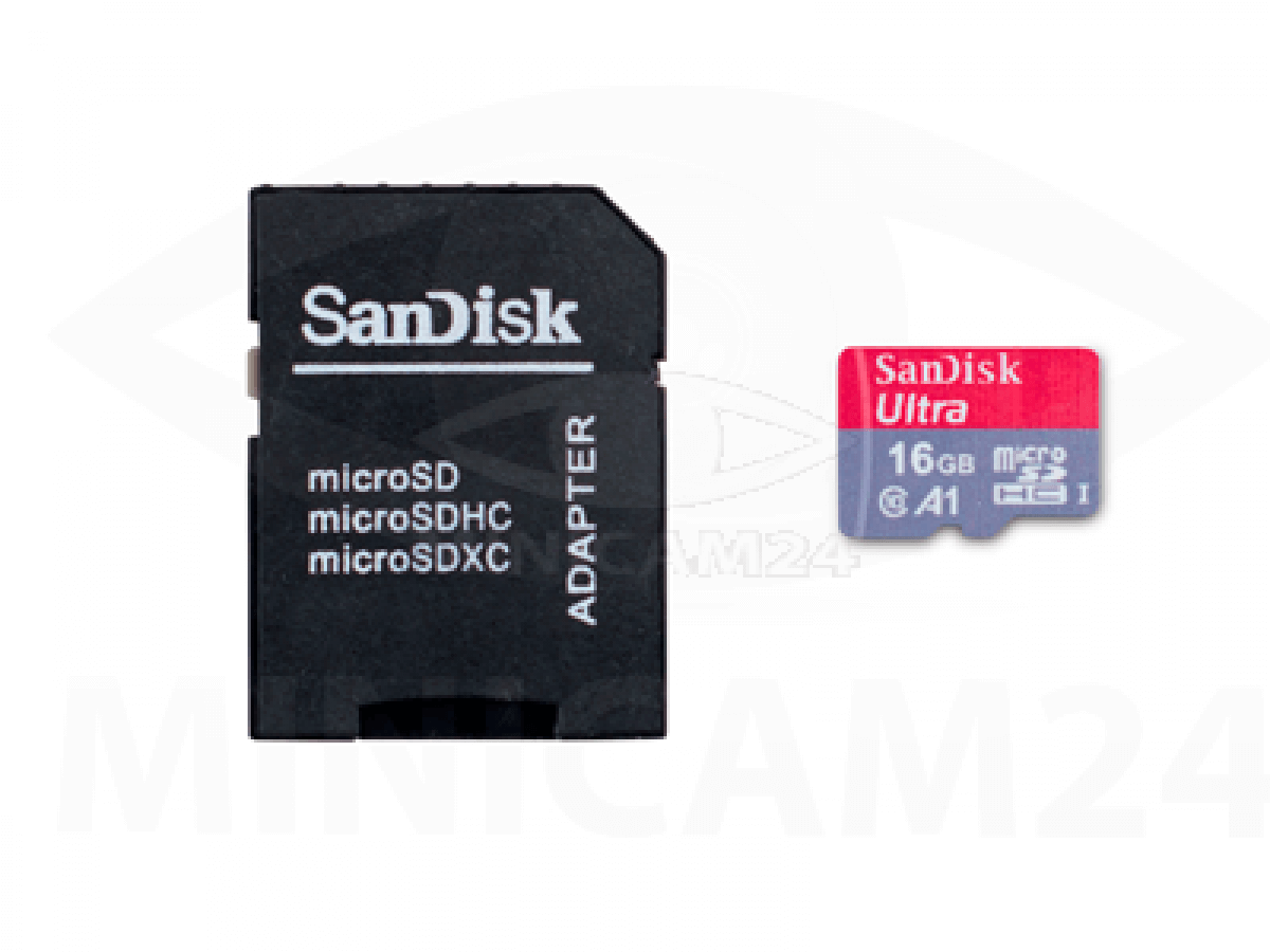 Карта памяти SDHC Micro SanDisk Ultra 16GB+ SD adapter в Магнитогорске за  970 рублей – купить по лучшей цене