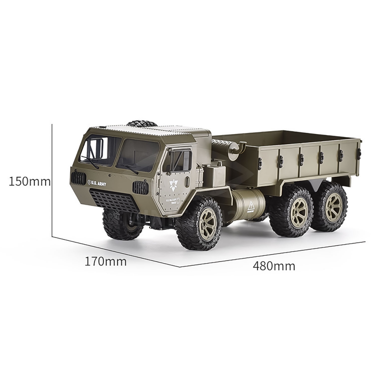 Радиоуправляемая машинка-грузовик Army 6WD с пультом управления в  Магнитогорске за 4 990 рублей – купить по лучшей цене