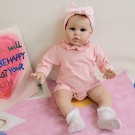 Мягконабивная кукла Реборн девочка Ия, 55 см