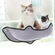 Гамак-лежанка подвесная для кошек на окно (на присосках) IZZI серая